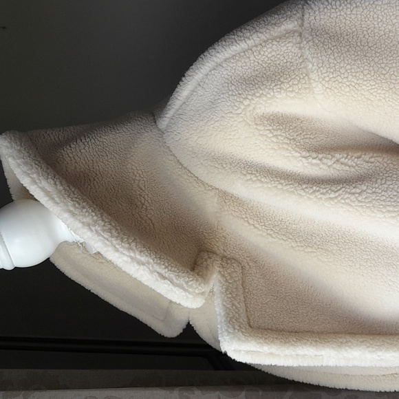 Express Cozy Long Sherpa Coat - Like New! - Picture 6 of 16